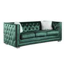 Load image into Gallery viewer, ParisII Green Velvet Sofa and Loveseat S4112