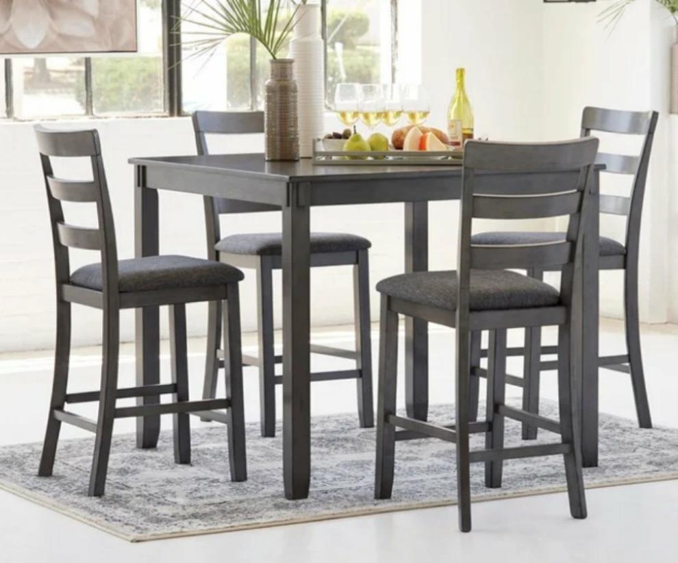 Bridson D383-223 Pub Table + 4 Chairs