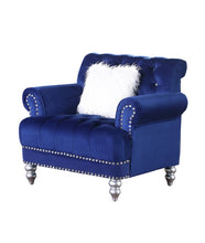 Load image into Gallery viewer, Royal Blue Velvet Sofa and Loveseat S6116