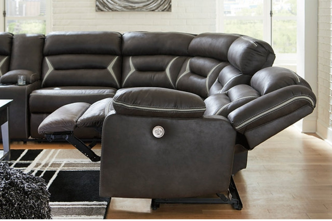 Kincord Midnight POWER Reclining Sectional 13104