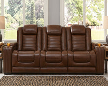 Load image into Gallery viewer, Backtrack Chocolate Power/Air Massage Reclining Sofa and Loveseat