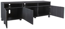 Load image into Gallery viewer, Yarlow Black 70&quot; TV Stand | W215-66