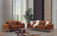 Load image into Gallery viewer, Oslo Taba Leather Sofa &amp; Loveseat -