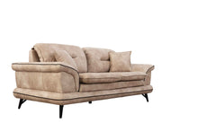 Load image into Gallery viewer, Violet Beige Sofa &amp; Loveseat