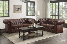 Load image into Gallery viewer, Tiverton Brown Sofa &amp; Loveseat Set 9335