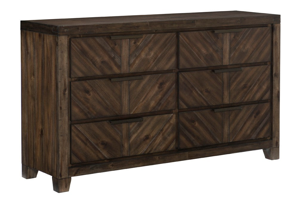 Parnell Rustic Panel Bedroom Set 1648 - Harwin Furniture