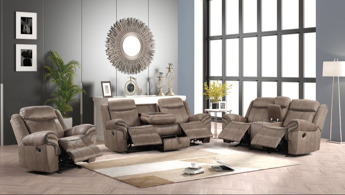 Andres Brown 3pc Reclining Set