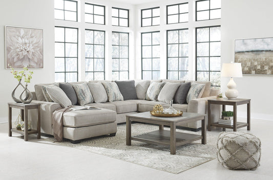 Ardsley Pewter 4pc 6-Seater LAF Chaise Sectional

39504