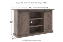 Load image into Gallery viewer, Arlenbry Gray 54&quot; TV Stand W275