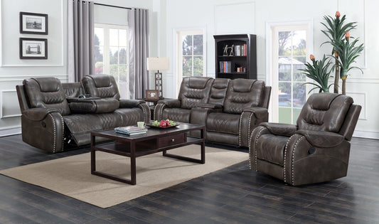 Ashley Grey 3pc Reclining Set