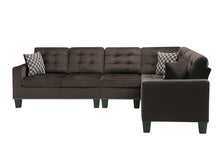 Load image into Gallery viewer, Lantana  Chocolate Reversible Sectional Sofa 9957
