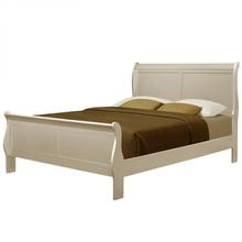 Louis Philip Champagne Twin Sleigh Bed