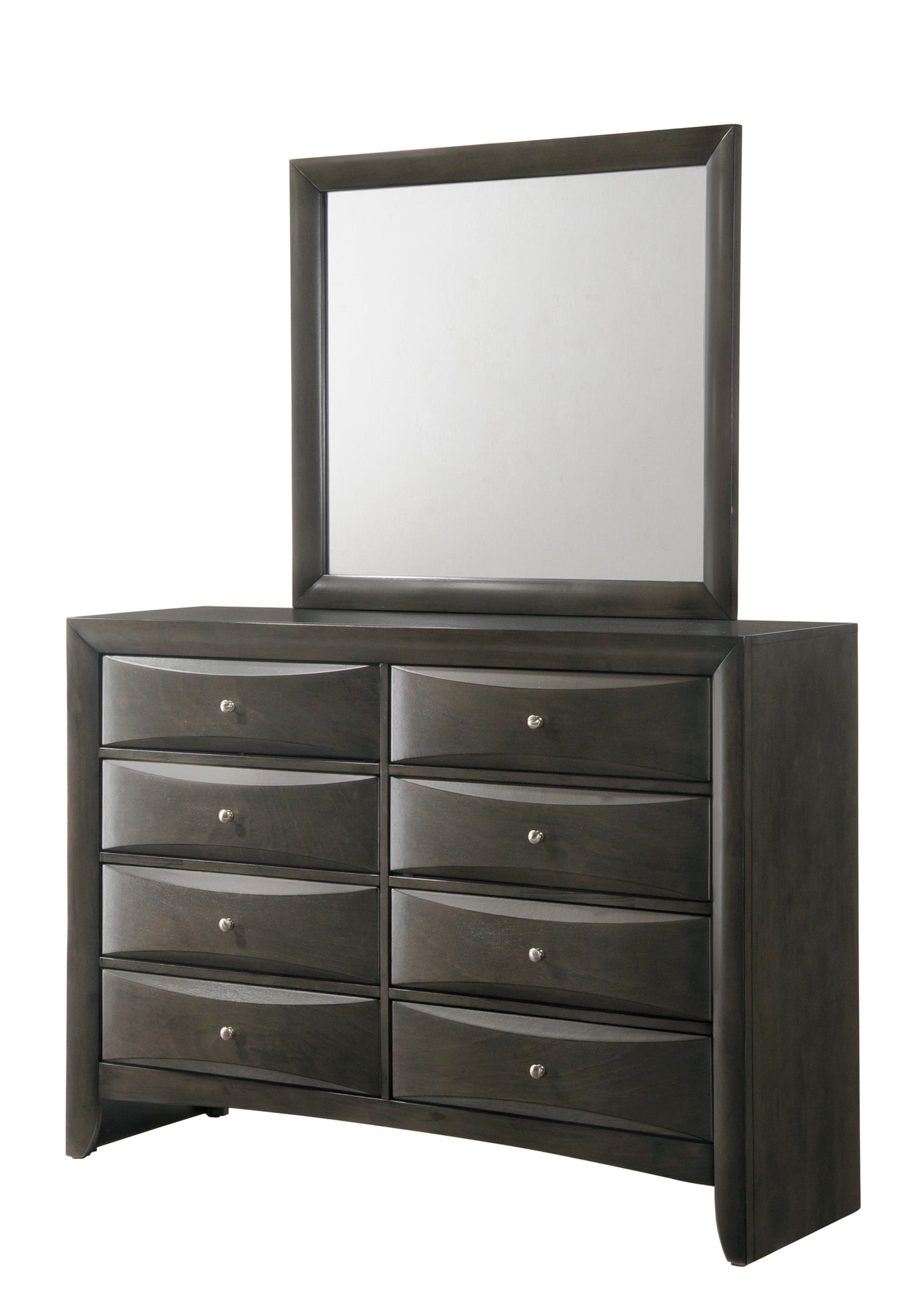 Emily Gray Storage Platform Bedroom Set | B4275 - Harwin Furniture