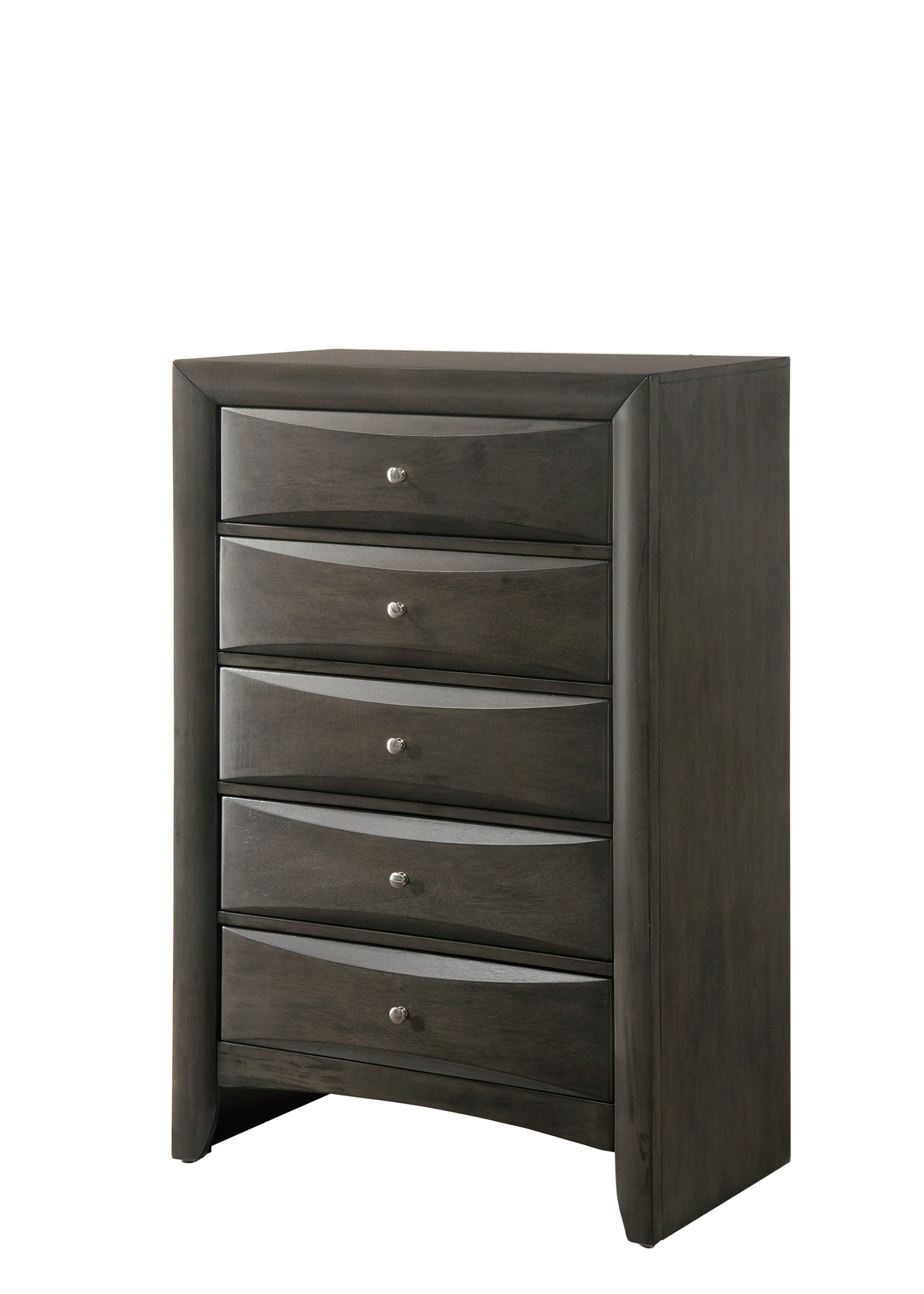 Emily Gray Storage Platform Bedroom Set | B4275 - Harwin Furniture