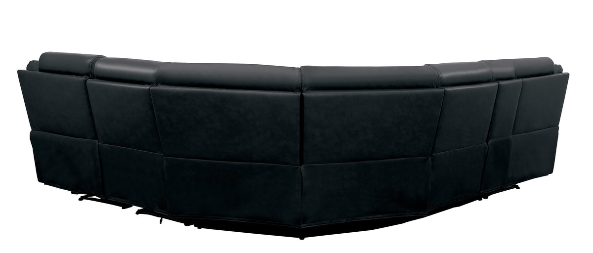 Amite Dark Gray  POWER Reclining Sectional | 8229