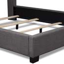 Debbie Queen Gray Panel Bed SH229