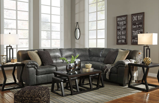 Bladen Slate 3pc  Sectional Sofa 12021