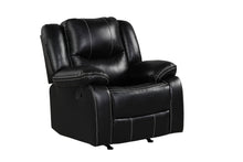 Load image into Gallery viewer, Carter Black  3pc Reclining Set