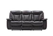 Load image into Gallery viewer, Chanel Gray 3pc Reclining Living Room Set