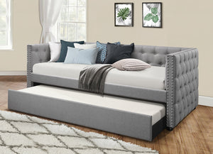 Courage Grey Linen Day Bed

with Trundle
