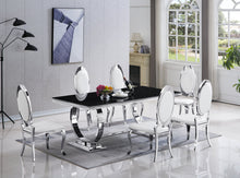 Load image into Gallery viewer, Orchid White 7pc Dining Room Set D2021