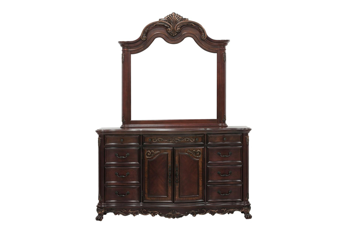 Deryn Park Cherry Sleight Bedroom Set 2243