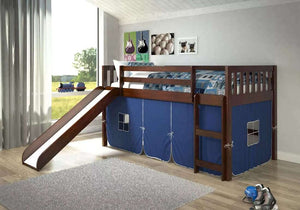 715 Loft Bed with Blue Tent