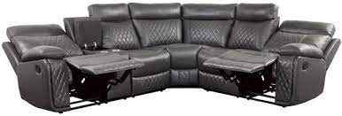 Socorro Gray  Reclining Sectional 9599