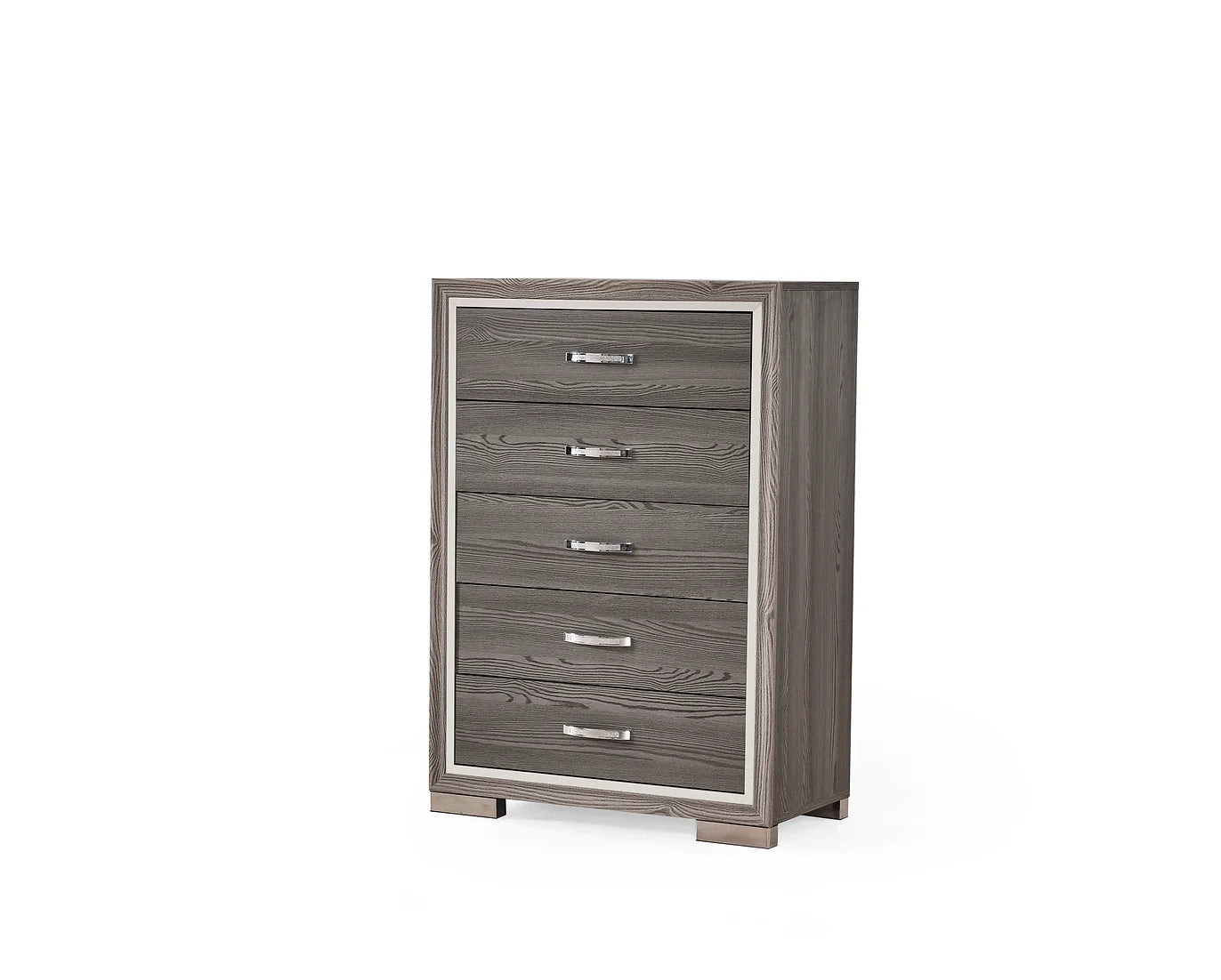 Rino Gray Panel LED Bedroom Set B948