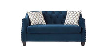 Load image into Gallery viewer, Bing Indigo Fabric Sofa and Loveseat S16150