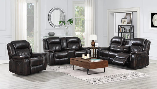 Lavon Brown  3pc Reclining Set S9381