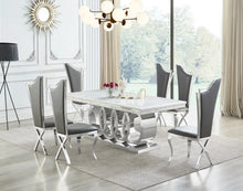 Load image into Gallery viewer, Giovanni Grey/White Dining Set D620