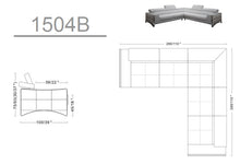 Load image into Gallery viewer, Cali Tan Sectional MI-1504B