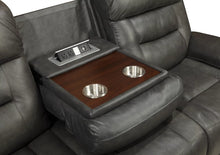 Load image into Gallery viewer, Rosewood Grey Power (TOP GRAIN LEATHER MATCH) 3pc Reclining Set S2226