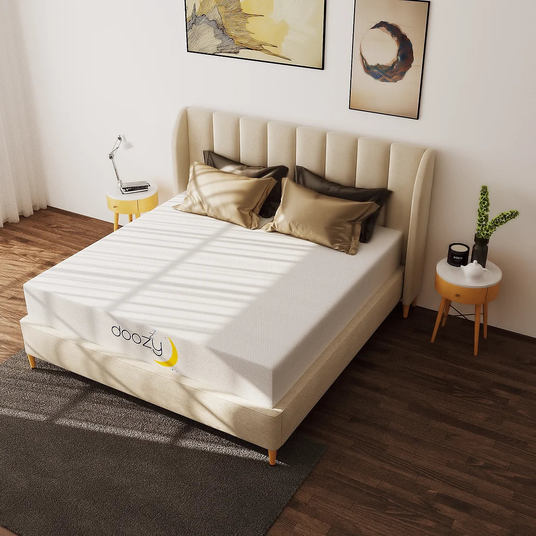 Doozy 10" Queen Cool Gel Foam Mattress - Harwin Furniture