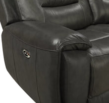 Load image into Gallery viewer, Rosewood Grey Power (TOP GRAIN LEATHER MATCH) 3pc Reclining Set S2226