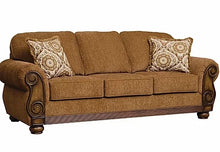 Load image into Gallery viewer, Brazil Brown Fabric Sofa and Loveseat S8000