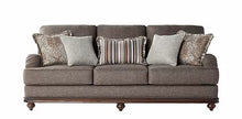 Load image into Gallery viewer, Driftwood Wood Trim Sofa and Loveseat S17200