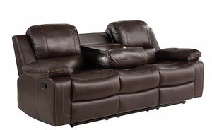 Nova 3pc Reclining Living Room Set Brown S3900