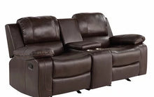 Load image into Gallery viewer, Nova 3pc Reclining Living Room Set Brown S3900