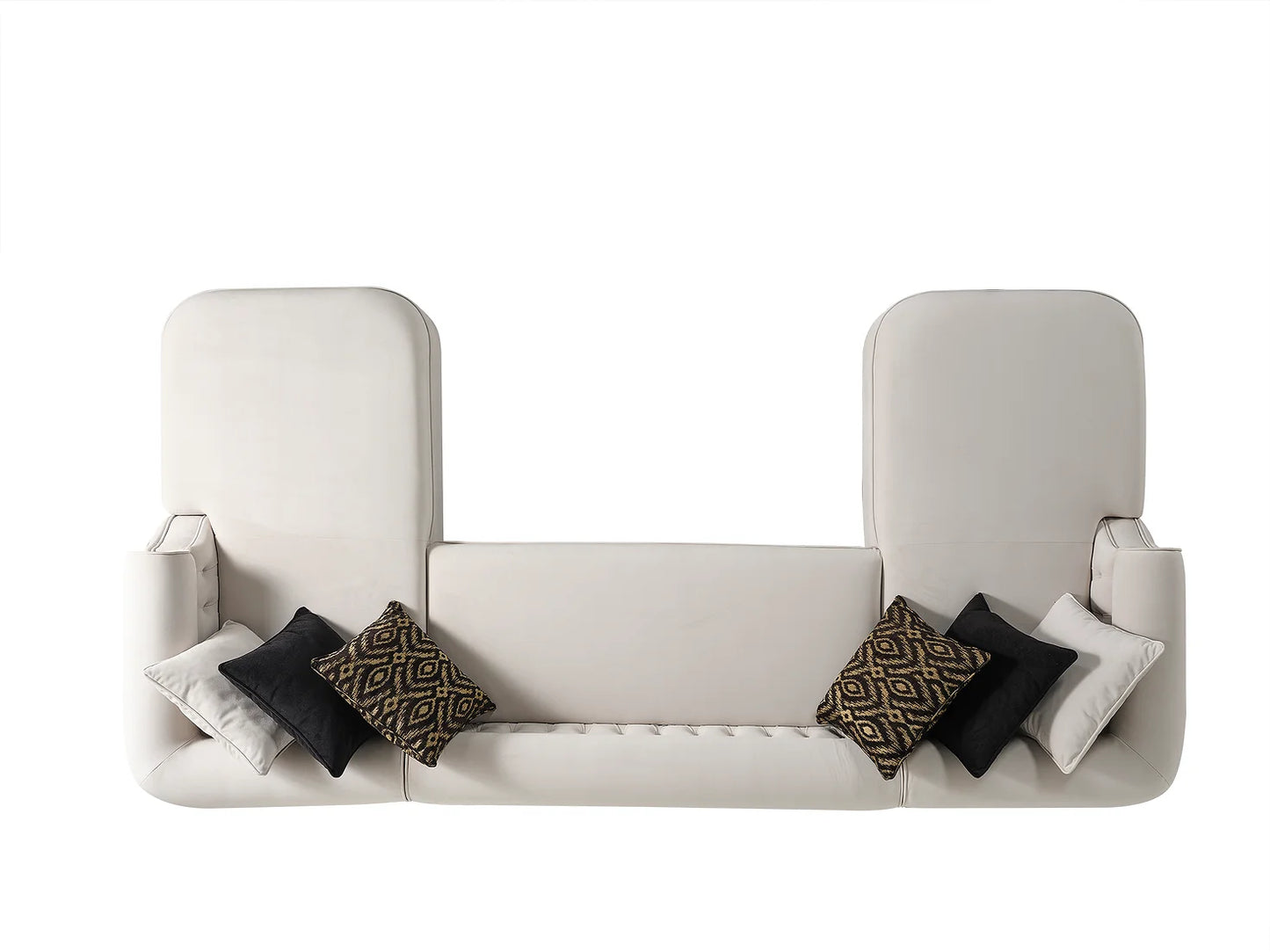 Brooklyn Cream Double Chaise Sectional