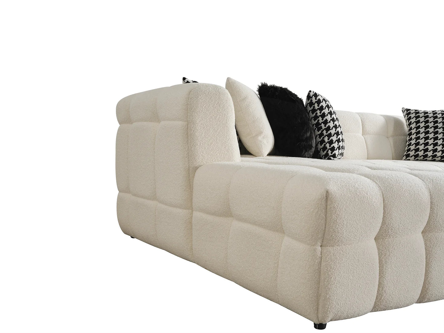 Florida Cream Double Chaise Sectional