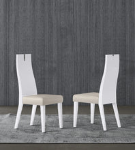 Load image into Gallery viewer, Chloe White Italian Dining Set D82
