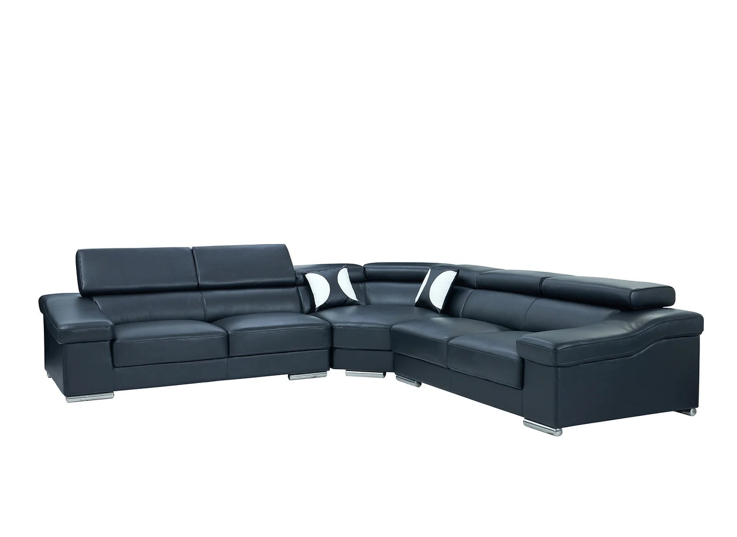 Tempo Black Sectional MI 8015