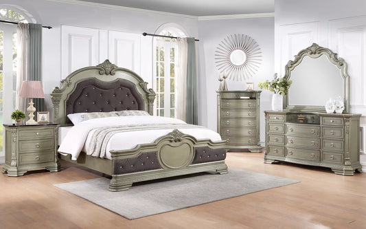 Santa Monica Silver Bedroom Set B1224