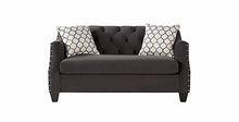 Load image into Gallery viewer, Bing Ash Gray Fabric Sofa and Loveseat S16150