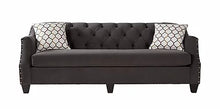 Load image into Gallery viewer, Bing Ash Gray Fabric Sofa and Loveseat S16150
