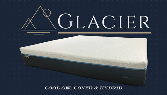 Glacier 12" Gel Hybrid Queen Mattress (Cool Gel Cover)