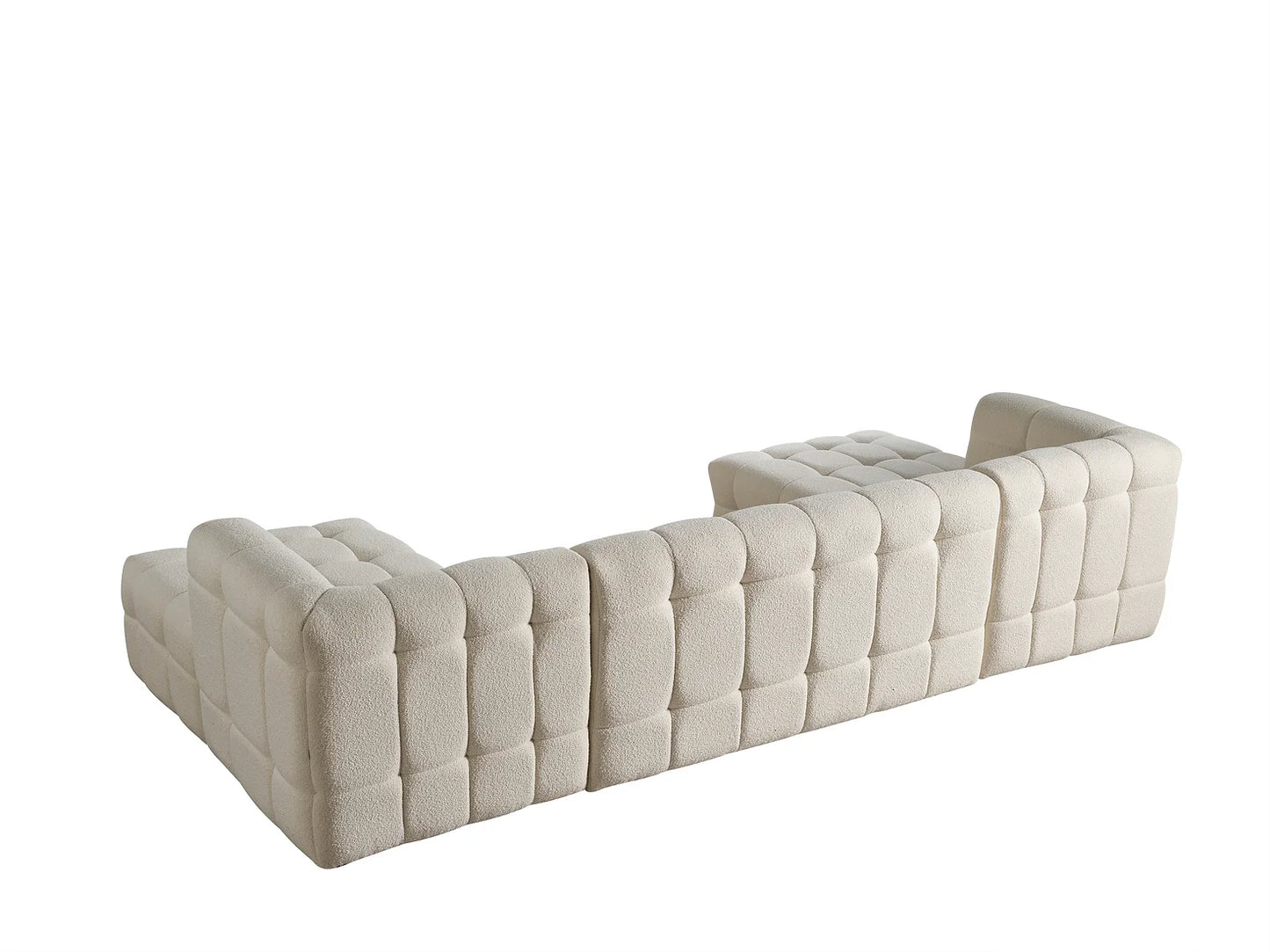 Florida Cream Double Chaise Sectional