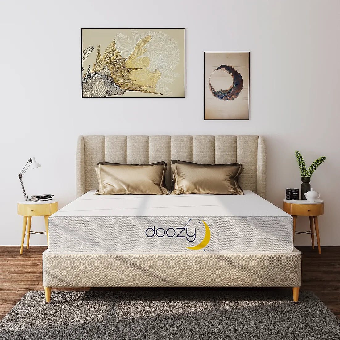 Doozy 10" Queen Cool Gel Foam Mattress - Harwin Furniture